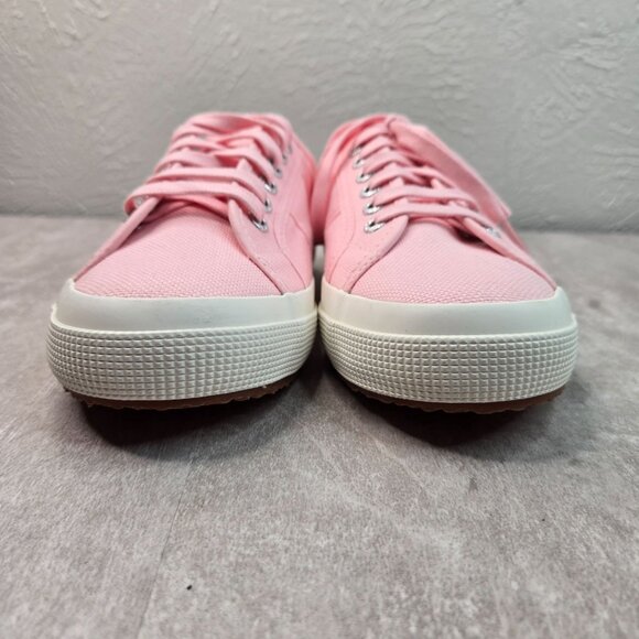 Superga Sneakers 9 Pink Canvas Streetwear Low Top Casual Normcore Lace Up Shoes - Picture 3 of 12